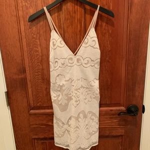 Tobi off white, mini, lace dress
